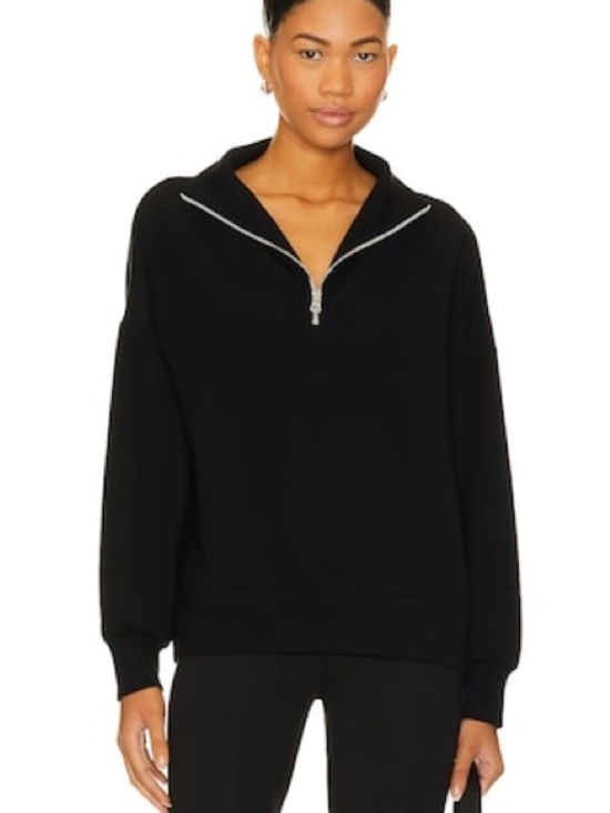 Varley Tops - 🌻Varley Black Hawley Half-Zip Sweatshirt Women's Size Medium